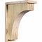 Ekena Millwork Huntington Rough Sawn Corbel w/Backplate, Douglas Fir, 6"W x 14"D x 18"H COR06X14X18HUN01RDF - alternate 1